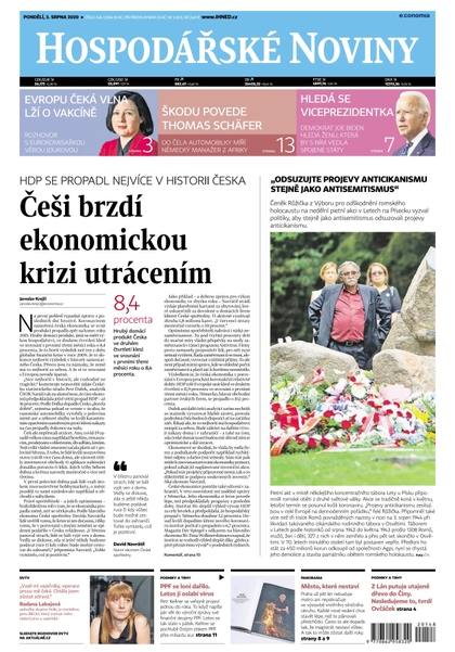 E-magazín HN 148 - 03.08.2020 - Economia, a.s.