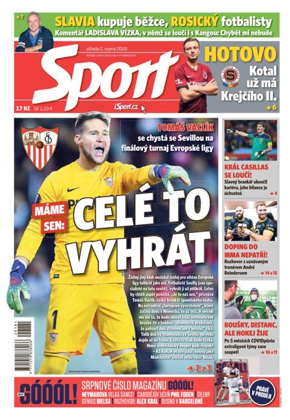 E-magazín Sport - 5.8.2020 - CZECH NEWS CENTER a. s.