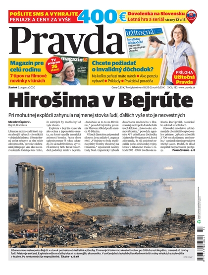 E-magazín Denník Pravda 6. 8. 2020 - OUR MEDIA SR a. s.