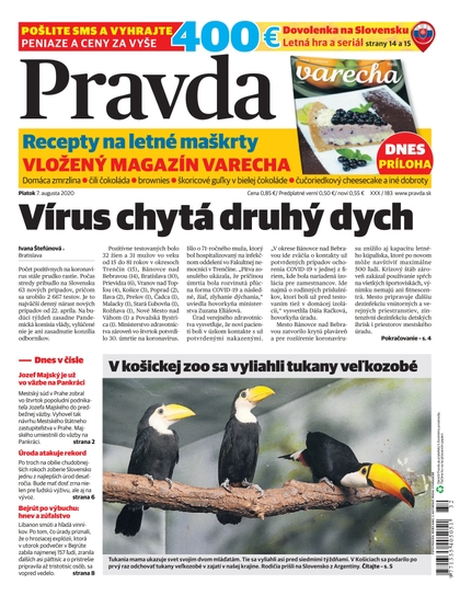E-magazín Denník Pravda 7.8.2020 - OUR MEDIA SR a. s.