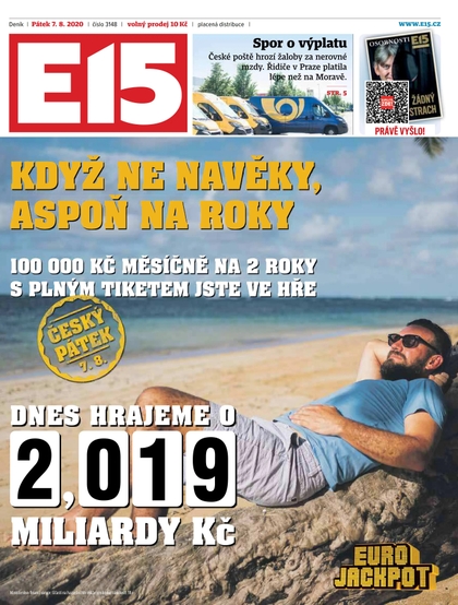 E-magazín E15 - 7.8.2020 - CZECH NEWS CENTER a. s.