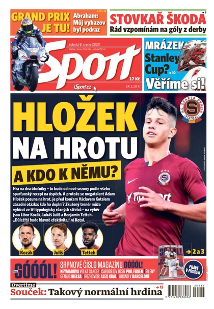 E-magazín Sport - 8.8.2020 - CZECH NEWS CENTER a. s.