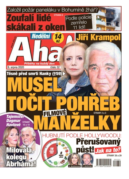 E-magazín Nedělní AHA! - 9.8.2020 - CZECH NEWS CENTER a. s.