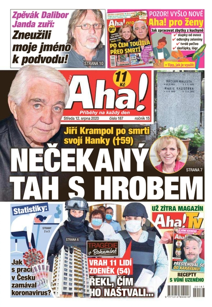E-magazín AHA! - 12.8.2020 - CZECH NEWS CENTER a. s.