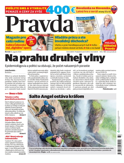E-magazín Denník Pravda 13. 8. 2020 - OUR MEDIA SR a. s.