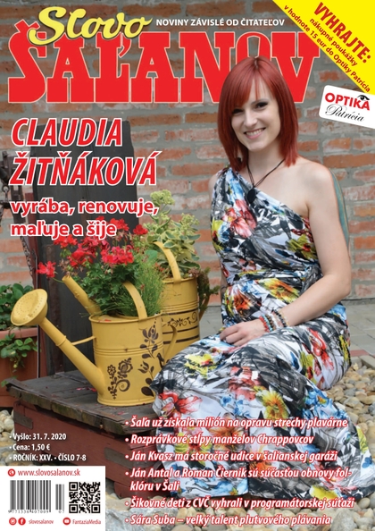 E-magazín Slovo Šaľanov 7-8/2020 - Fantázia media, s. r. o.