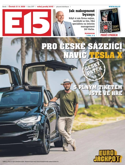 E-magazín E15 - 17.9.2020 - CZECH NEWS CENTER a. s.