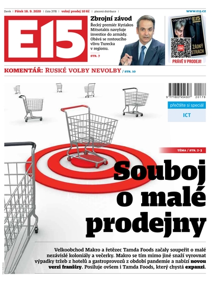 E-magazín E15 - 18.9.2020 - CZECH NEWS CENTER a. s.