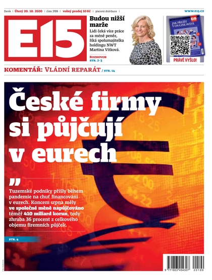 E-magazín E15 - 20.10.2020 - CZECH NEWS CENTER a. s.