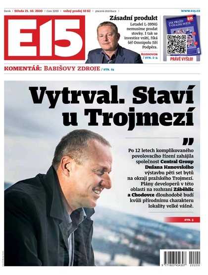 E-magazín E15 - 21.10.2020 - CZECH NEWS CENTER a. s.