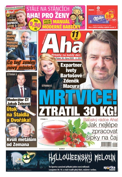 E-magazín AHA! - 30.10.2020 - CZECH NEWS CENTER a. s.