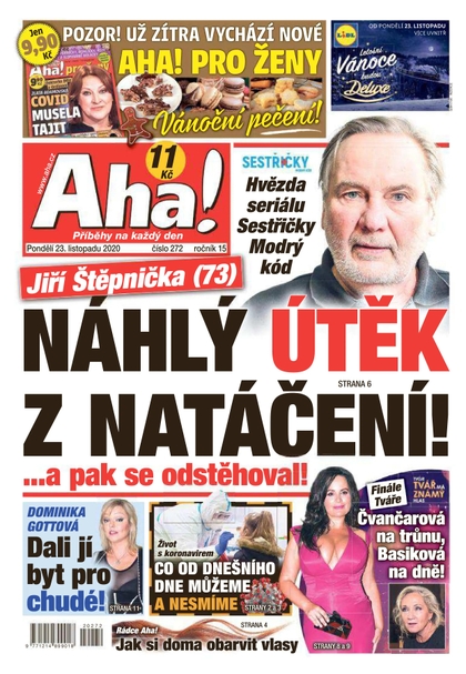 E-magazín AHA! - 23.11.2020 - CZECH NEWS CENTER a. s.