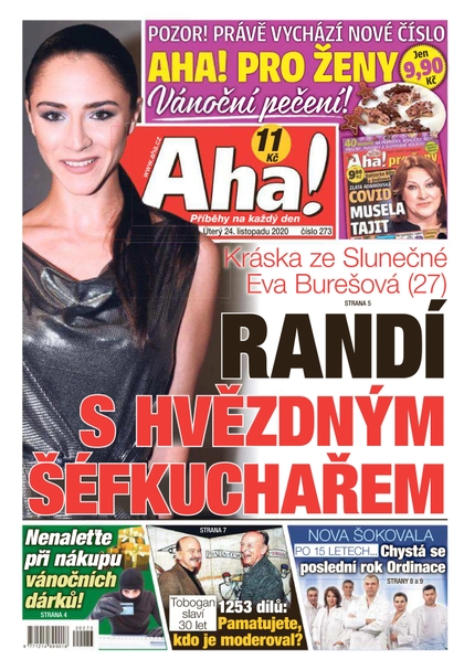E-magazín AHA! - 24.11.2020 - CZECH NEWS CENTER a. s.