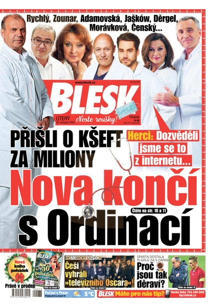 E-magazín Blesk - 24.11.2020 - CZECH NEWS CENTER a. s.