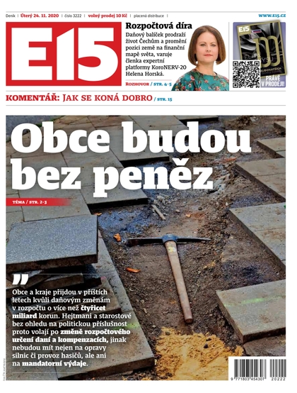 E-magazín E15 - 24.11.2020 - CZECH NEWS CENTER a. s.