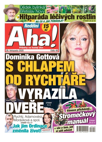 E-magazín Nedělní AHA! - 29.11.2020 - CZECH NEWS CENTER a. s.