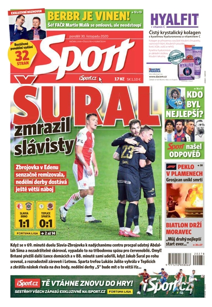 E-magazín Sport - 30.11.2020 - CZECH NEWS CENTER a. s.
