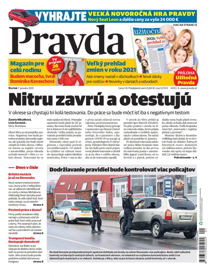 E-magazín Denník Pravda 7. 1. 2021 - OUR MEDIA SR a. s.