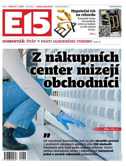 E-magazín E15 - 15.1.2021 - CZECH NEWS CENTER a. s.