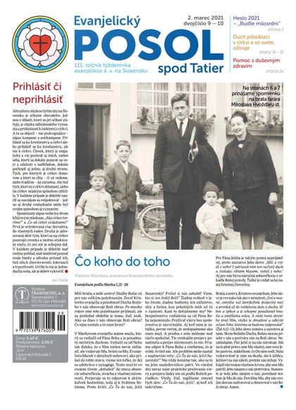 E-magazín Evanjelický POSOL spod Tatier 9-10-2021 - TRANOSCIUS a.s.