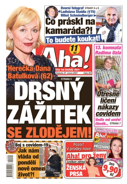 E-magazín AHA! - 27.2.2021 - CZECH NEWS CENTER a. s.