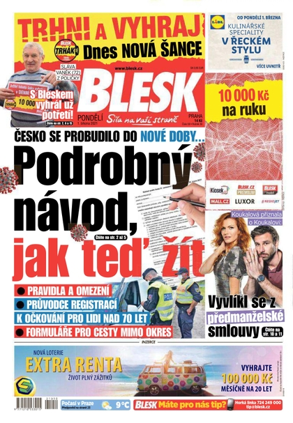 E-magazín Blesk - 1.3.2021 - CZECH NEWS CENTER a. s.