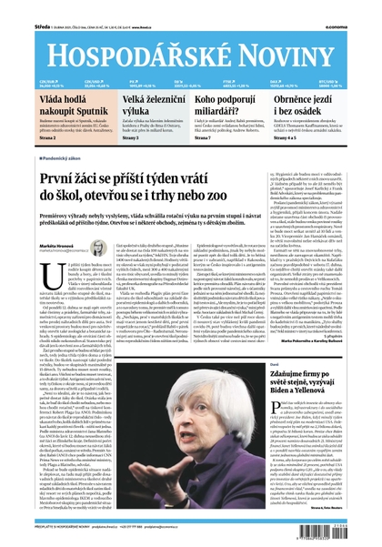 E-magazín HN 066 - 07.04.2021 - Economia, a.s.