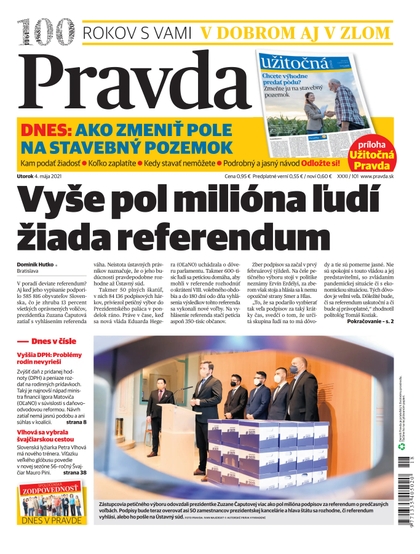 E-magazín Denník Pravda 4. 5. 2021 - OUR MEDIA SR a. s.