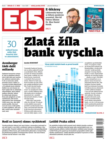 E-magazín E15 - 5.5.2021 - CZECH NEWS CENTER a. s.
