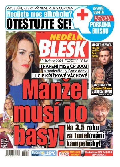 E-magazín Nedělní Blesk - 9.5.2021 - CZECH NEWS CENTER a. s.