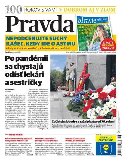E-magazín Denník Pravda 10. 5. 2021 - OUR MEDIA SR a. s.
