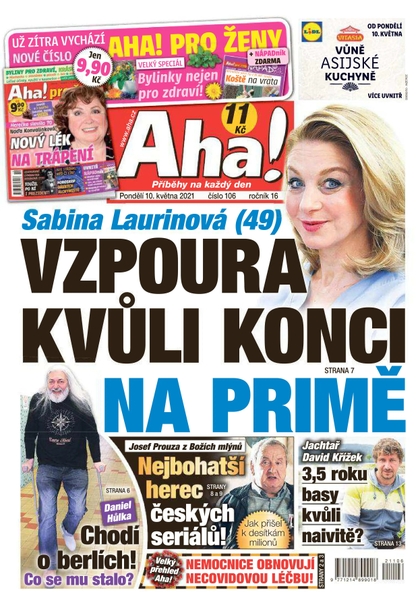 E-magazín AHA! - 10.5.2021 - CZECH NEWS CENTER a. s.