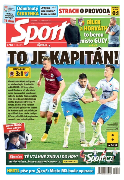 E-magazín Sport - 10.5.2021 - CZECH NEWS CENTER a. s.