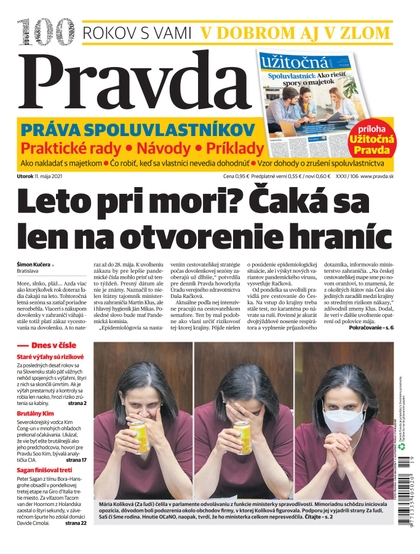 E-magazín Denník Pravda 11. 5. 2021 - OUR MEDIA SR a. s.