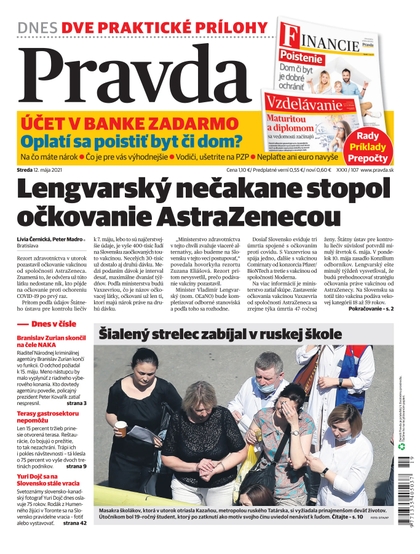 E-magazín Denník Pravda 12. 5. 2021 - OUR MEDIA SR a. s.