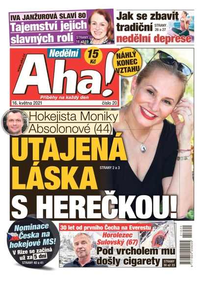 E-magazín Nedělní AHA! - 16.5.2021 - CZECH NEWS CENTER a. s.