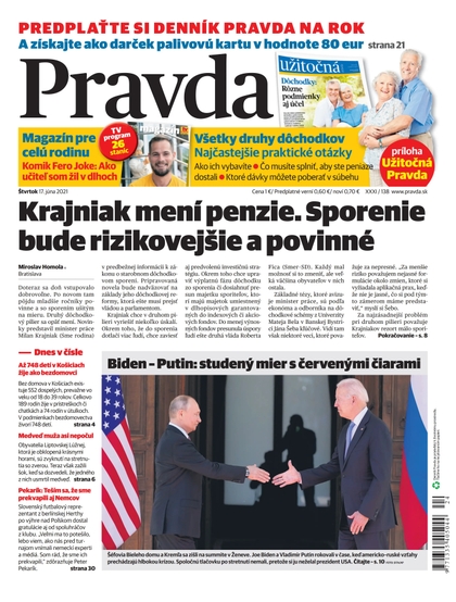 E-magazín Denník Pravda 17. 6. 2021 - OUR MEDIA SR a. s.
