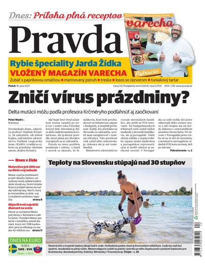 E-magazín Denník Pravda 18. 6. 2021 - OUR MEDIA SR a. s.