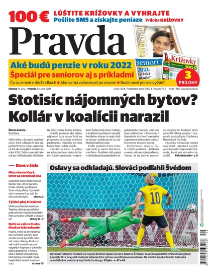 E-magazín Dennik Pravda 19. 6. 2021 - OUR MEDIA SR a. s.