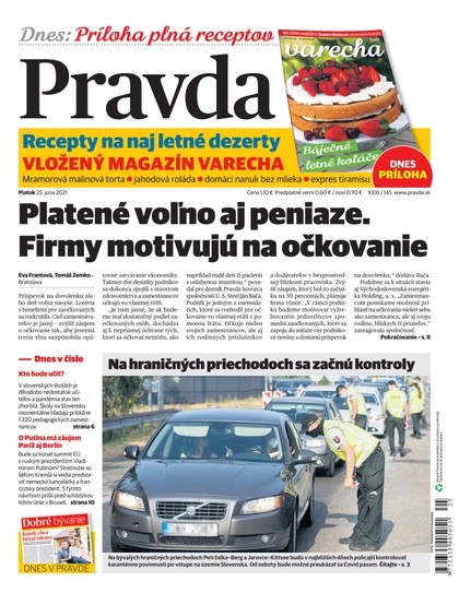 E-magazín Denník Pravda 25. 6. 2021 - OUR MEDIA SR a. s.