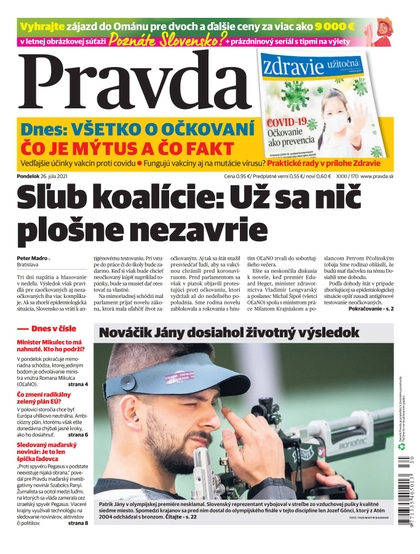 E-magazín Denník Pravda 26. 7. 2021 - OUR MEDIA SR a. s.