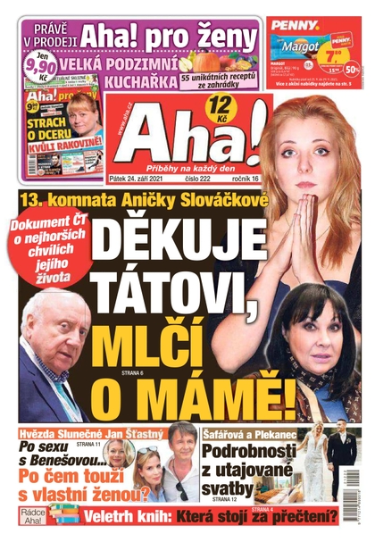 E-magazín AHA! - 24.9.2021 - CZECH NEWS CENTER a. s.