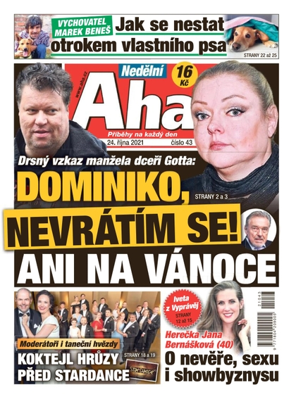 E-magazín Nedělní AHA! - 24.10.2021 - CZECH NEWS CENTER a. s.
