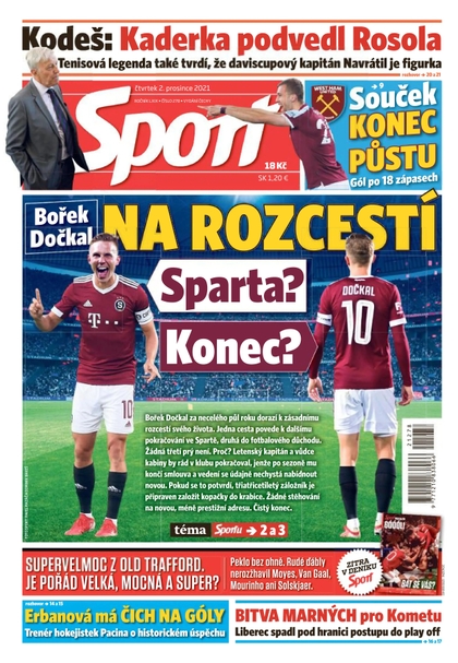 E-magazín Sport - 2.12.2021 - CZECH NEWS CENTER a. s.