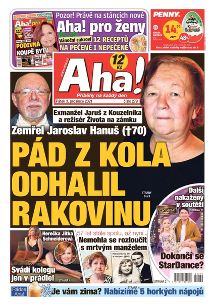 E-magazín AHA! - 3.12.2021 - CZECH NEWS CENTER a. s.