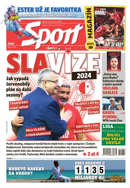 E-magazín Sport - 3.12.2021 - CZECH NEWS CENTER a. s.