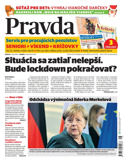 E-magazín Dennik Pravda 4. 12. 2021 - OUR MEDIA SR a. s.
