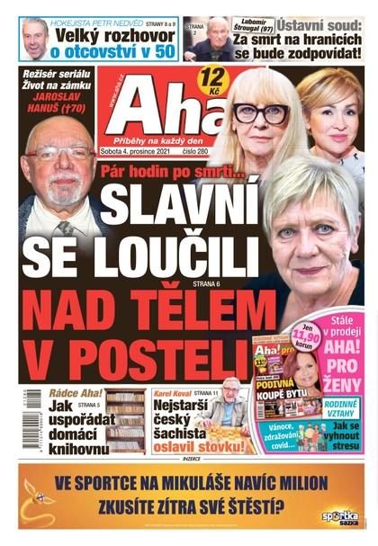 E-magazín AHA! - 4.12.2021 - CZECH NEWS CENTER a. s.