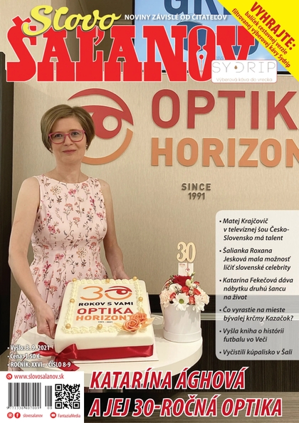 E-magazín Slovo Šaľanov 8-9/2021 - Fantázia media, s. r. o.