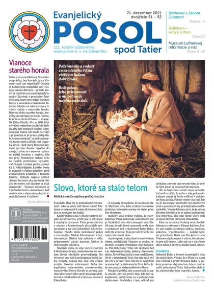 E-magazín Evanjelický POSOL spod Tatie 50-52-2021  - TRANOSCIUS a.s.
